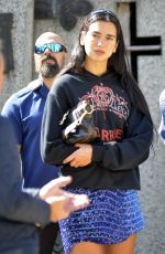 DUA LIPA Leaves a Restaurant in Buenos Aires 09/13/2022