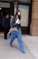 DUA LIPA Leaves Her Hotel in New York 09/28/2022