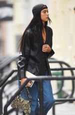 DUA LIPA Leaves Her Hotel in New York 09/28/2022