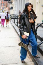 DUA LIPA Leaves Her Hotel in New York 09/28/2022