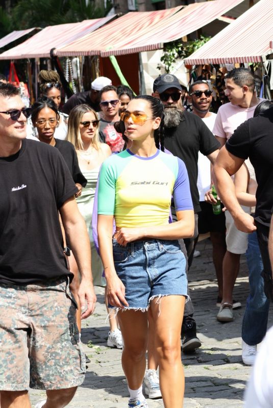 DUA LIPA Out and About in Rio de Janeiro 09/10/2022