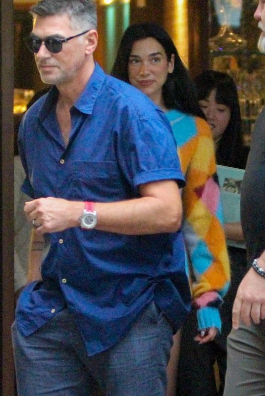 DUA LIPA Out for Lunch in Rio De Janeiro 09/11/2022