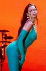 DUA LIPA Performs at Her Concert in Monterrey 09/23/2022