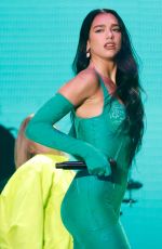 DUA LIPA Performs at Her Concert in Monterrey 09/23/2022