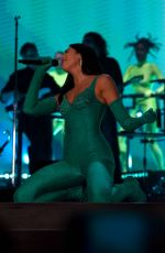 DUA LIPA Performs at Her Future Nostalgia Tour in Bogota 09/18/2022