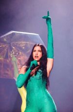 DUA LIPA Performs at Her Future Nostalgia Tour in Bogota 09/18/2022