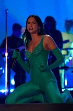 DUA LIPA Performs at Her Future Nostalgia Tour in Bogota 09/18/2022