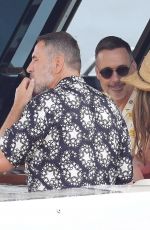 ELIZABETH HURLEY Out for a Boat Ride in South of France 08/31/2022