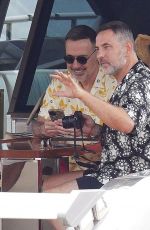 ELIZABETH HURLEY Out for a Boat Ride in South of France 08/31/2022
