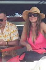ELIZABETH HURLEY Out for a Boat Ride in South of France 08/31/2022