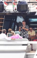 ELIZABETH HURLEY Out for a Boat Ride in South of France 08/31/2022