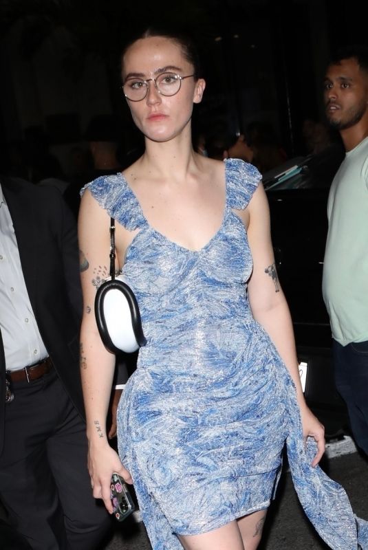 ELLA EMHOFF Arrives at a Party at NYFW in New York 09/10/2022