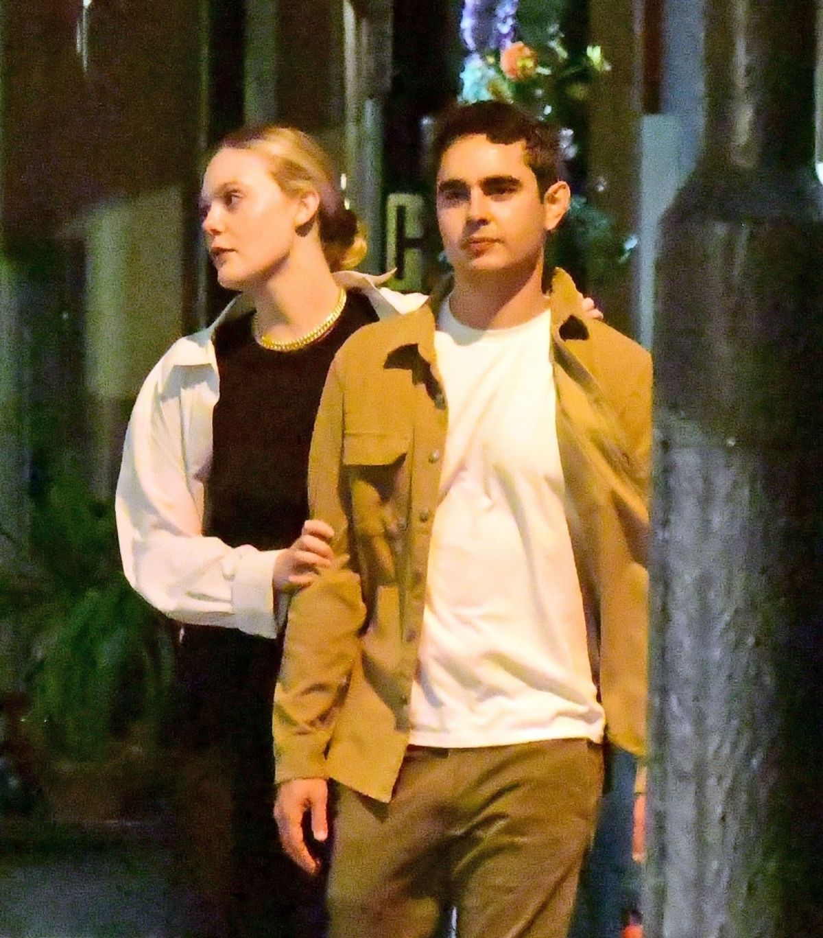 ELLE FANNING and Max Minghella Night Out in London 08/31/2022.