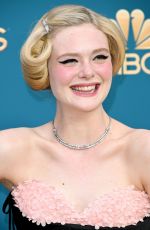 ELLE FANNING at 74th Primetime Emmy Awards in Los Angeles 09/12/2022