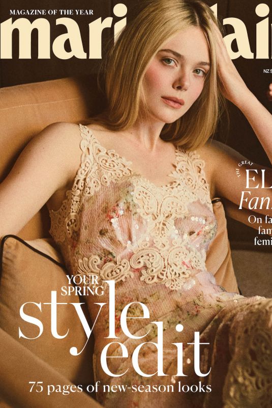 ELLE FANNING for Marie Claire Australia, October 2022