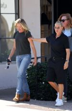 ELLEN DEGENERES and PORTIA DE ROSSI Out for Lunch in Santa Barbara 09/28/2022