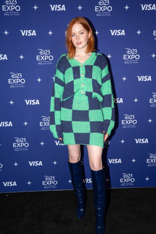 ELLIE BAMBER at D23 Expo in Anaheim 09/10/2022