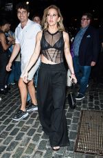 ELLIE GOULDING Leaves Vogue World: New York Fashion Show 09/12/2022