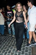 ELLIE GOULDING Leaves Vogue World: New York Fashion Show 09/12/2022