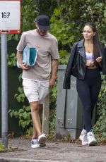 ELLIE SARGEANT and Jack Tweed Out in Essex 08/29/2022