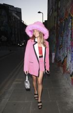 ELLIS RANSON Arrives at Pam Hogg LFW Fashion Show in London 09/17/2022