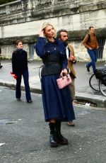 ELSA HOSK Arrives at Dior Fashion Show in Paris 09/27/2022