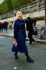 ELSA HOSK Arrives at Dior Fashion Show in Paris 09/27/2022