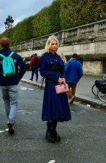 ELSA HOSK Arrives at Dior Fashion Show in Paris 09/27/2022