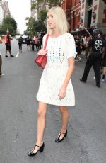 ELSA HOSK Leaves Coach Fashion Show at NYFW in New York 09/12/2022