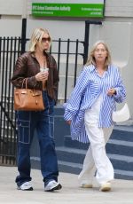 ELSA HOSK Out with Her Mother in New York 09/08/2022