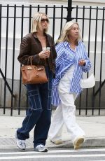 ELSA HOSK Out with Her Mother in New York 09/08/2022