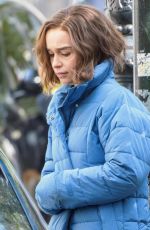 EMILIA CLARKE on the Set of Secret Invasion in London 09/26/2022