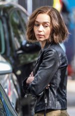 EMILIA CLARKE on the Set of Secret Invasion in London 09/26/2022