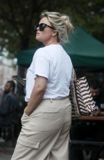 EMILY ATACK on the Set of Her New BBC 2 Documentary in London 09/06/2022