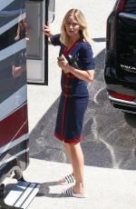 EMILY BLUNT on the Set of The Pain Hustlers in Miami 08/30/2022