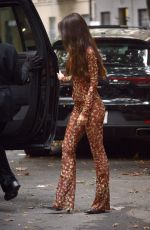 EMILY RatAJKOWSKI Heading to US Open Tennis in New York 09/07/2022