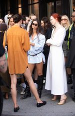 EMILY RATAJKOWSKI Leaves Vogue World Fashion Show in New York 09/12/2022