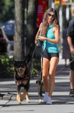 EMILY RATAJKOWSKI Out with Her Dog Colombo in New York 08/31/2022