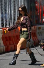 EMILY RATAJKOWSKI Out with Her Dog in New York 09/01/2022