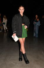 EMMA BROOKS Arrives at Msgm Show at Milan Fashion Week 09/25/2022