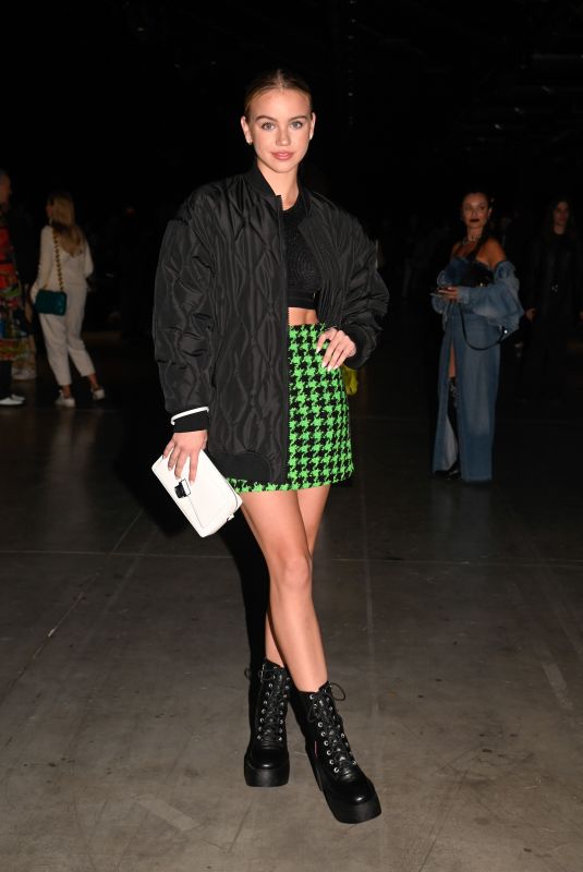 EMMA BROOKS at Msgm Fashion Show in Milan 09/25/2022