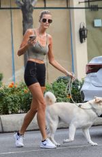 EMMA HERNAN out with Her Dog Benny in West Hollywood 09/12/2022