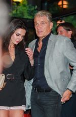 EMMA KROKDAL and Dolph Lundgren Leaves Catch Steak in West Hollywood 09/03/2022