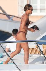 EMMA THYNN in Bikini at a Yacht in Saint Tropez 09/01/2022