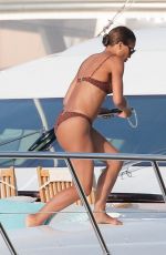 EMMA THYNN in Bikini at a Yacht in Saint Tropez 09/01/2022