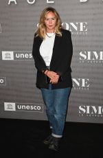 ENORA MALAGRE at Simone, Le Voyage du Siecle Premiere at Unesco in Paris 09/28/2022