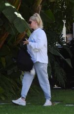 ERIKA JAYNE Arrives at a Friend