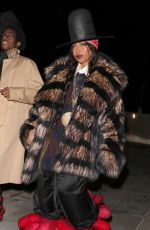 ERYKAH BADU Arrives at Burberry Spring/Summer 2023 Aftershow Party in London 09/26/2022