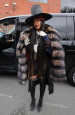 ERYKAHBADU Arrives at Burberry Fashion Show in London 09/26/2022