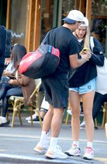 EUGENIE BOUCHARD Out for Lunch with Friend in New York 09/27/2022